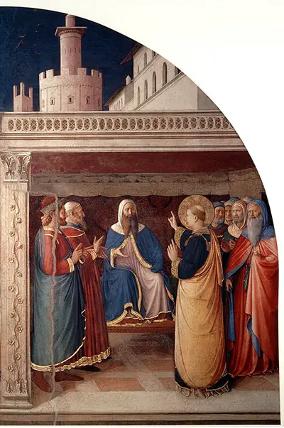 Saint Stephen Addressing the Council Fra Angelico